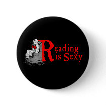 Reading is Sexy Pinback Button