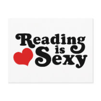 Reading Is Sexy Card postcards