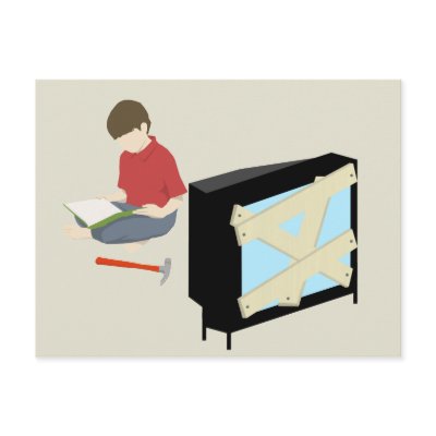 Reading Postcard by WeAreTheInternet