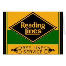 Reading Railroad Lines, Bee Line Service cards