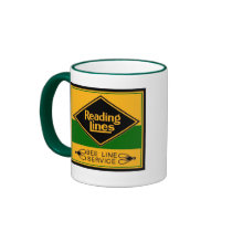 Reading Railroad Lines, Bee Line Service mugs