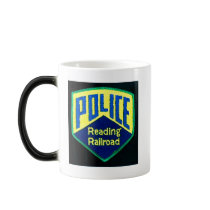 Reading Railroad Police Patch mugs