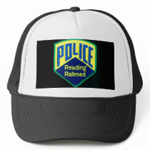Reading Railroad Train Police Patch hats