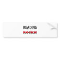Reading Rocks bumper stickers