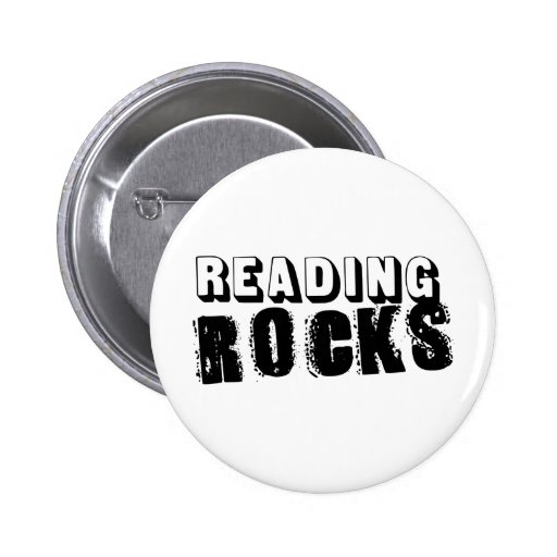 Reading Rocks Pinback Button