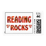 READING ROCKS POSTAGE STAMPS
