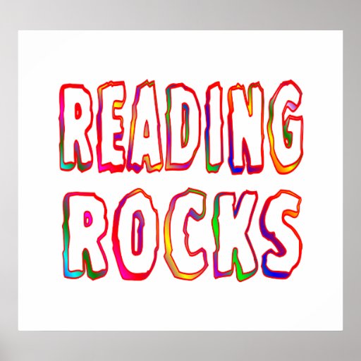 Reading Rocks Poster