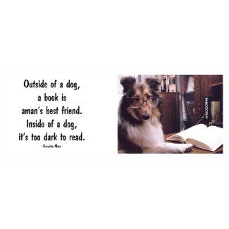 Reading Sheltie Mug mug