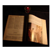 Reading the Bible by Candlelight posters by gspen91806 Reading the Bible by Candlelight posters