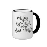 Reading The Lake Poets Over Clam Chowder Mug