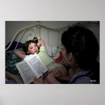 Reading to Abby Print