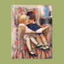Reading Together Post Card