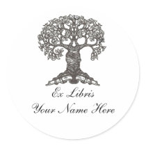 Reading Tree Bookplate stickers by friendlyspirit Reading Tree Bookplate stickers