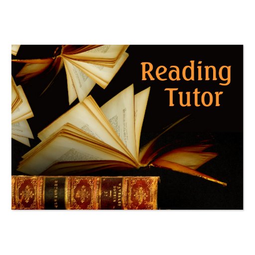 Reading Tutor Business Cards