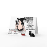 Reading upside Down Greeting Card
