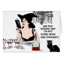 Reading upside Down Greeting Card