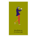 Reading while walking business cards