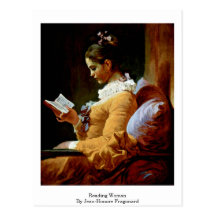 Reading Woman By Jean-Honore Fragonard Post Card