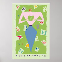 Reading Woman Poster