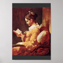Reading Women By Fragonard, Jean-Honoré (Best Qual Poster