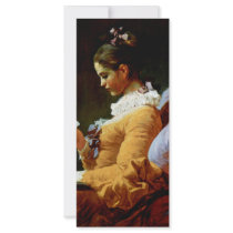 Reading Women By Fragonard Jean-Honoré (Best Quali Rack Card