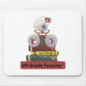 Reading, Writing, Arithmetic 4th Grade Teacher mousepads