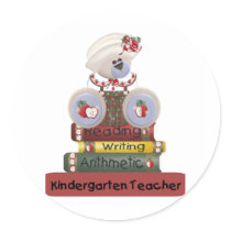 Reading, Writing, Arithmetic Kindergarten Teacher stickers by school_teacher Reading, Writing, Arithmetic Kindergarten Teacher stickers