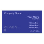 READY. BUSINESS CARD