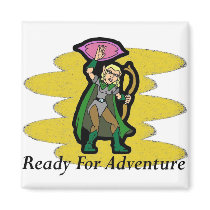 Ready For Adventure Refrigerator Magnets