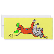 Ready For Bed Mouse Custom Rack Card