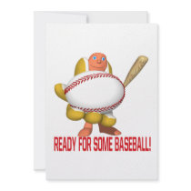 Ready For Some Baseball Personalized Invite