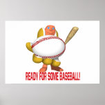 Ready For Some Baseball Poster
