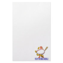 Ready For Some Baseball Personalized Stationery