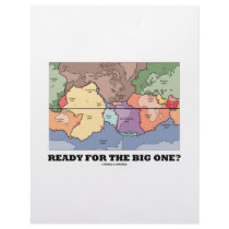 Ready For The Big One? (Plate Tectonics) Personalized Letterhead