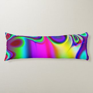 Ready Rainbow Fractal Body Pillow