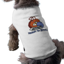 ready to bowl bowling design dog clothing