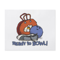 ready to bowl bowling design flyers