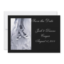 "Ready to Dance" Save the Date Card Custom Invitation