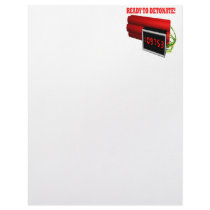 Ready To Detonate Letterhead Design