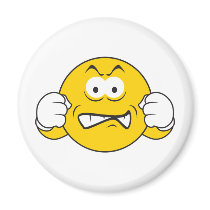 Ready to Fight Smiley Face magnets by doonidesigns Ready to Fight Smiley Face magnets
