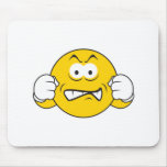Ready to Fight Smiley Face Mouse Pads
