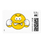 Ready to Fight Smiley Face Postage Stamps