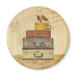 Ready To Fly Love Birds Magnet