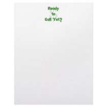 Ready To Galt Yet Customized Letterhead