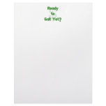 Ready To Galt Yet Customized Letterhead