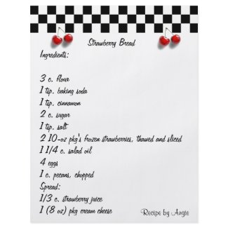 Ready to Go Recipe Strawberry Bread flyer