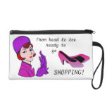 Ready to go Shopping! Cute Wristlet