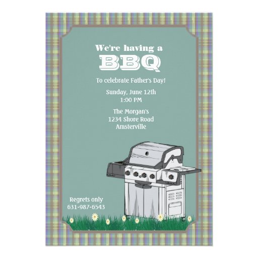 Ready to Grill Invitation (front side)
