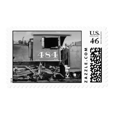 Readying the train Postage