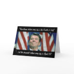Reagan 4th of July Card